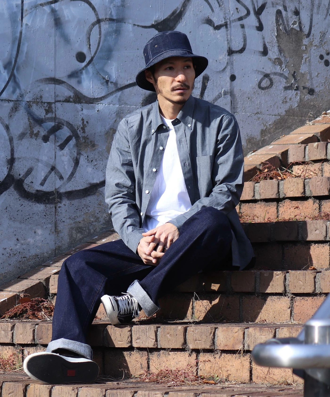 15oz Selvedge Piped Wide Denim / 15ozセルビッチ パイプドワイド