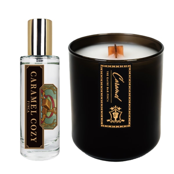 FINCA トワレセット アロマキャンドル キャラメルの香り | THE KAORI