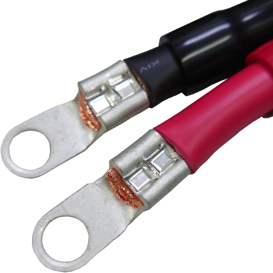 22SQ KIV ケーブル 100cm バッテリー ニチフ 丸形端子 10mm R22-10