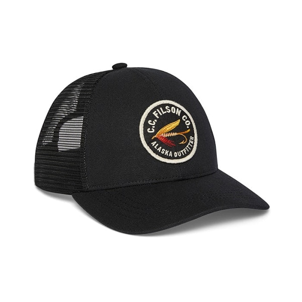 FILSON （クラシックフライ柄）MESH SNAP-BACK LOGGER CAP / メッシュ