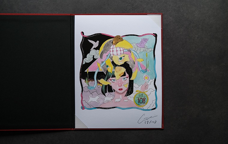 我喜屋位瑳務 ZINE「 ZATTA 」限定5部 オリジナル作品添付 108部限定／我喜屋位瑳務（がきやいさむ）】guinea mate 特装版 作品集