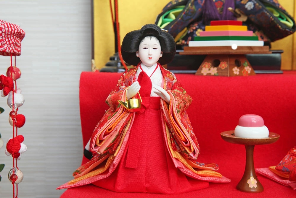 猫舎 三段雛人形 猫舎 三段雛人形