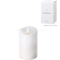 カメヤマ3D/LEDキャンドル『ENKINDDLE(エンキンドル)ラスティクピラー