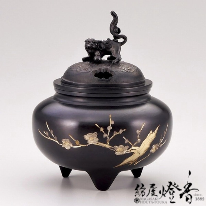 銅 細工 香炉 香道具 茶道具 装飾品 工芸品 置物 銅細工 白菜香炉 香挿