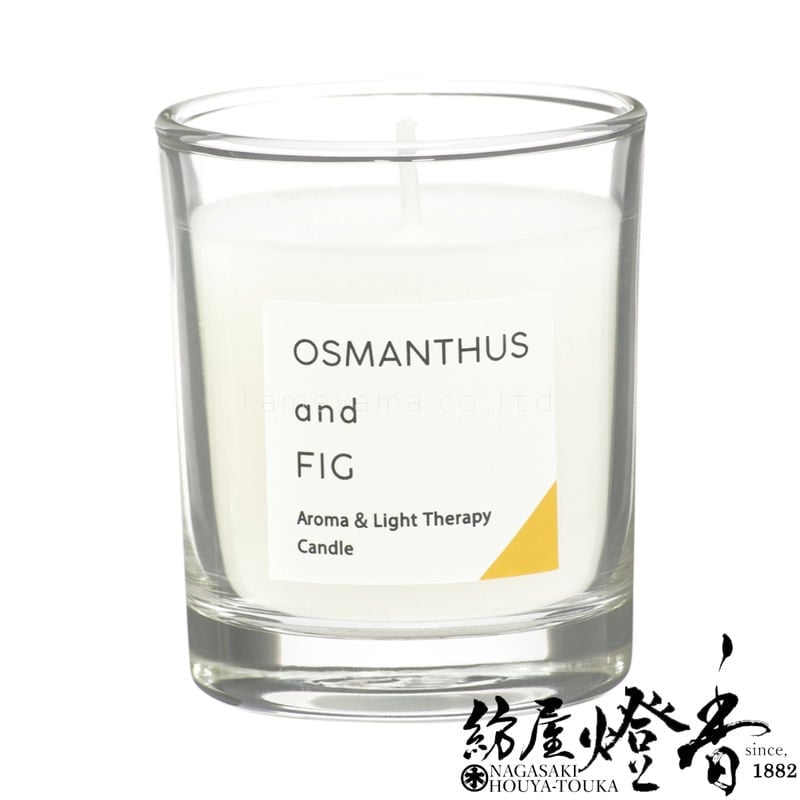 アロマキャンドル『ガラスコップ入【香るキャンドル[オスマンサス