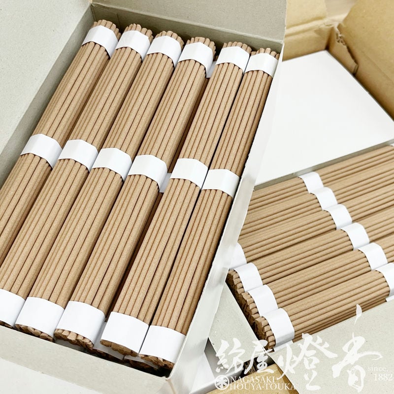 ケース/12箱『やさしい香り【護摩線香・長寸8寸/30把入】紙箱[有煙