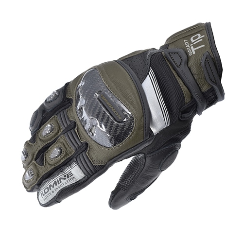 コミネ公式】GK-193 プロテクトレザーメッシュグローブ-グレン