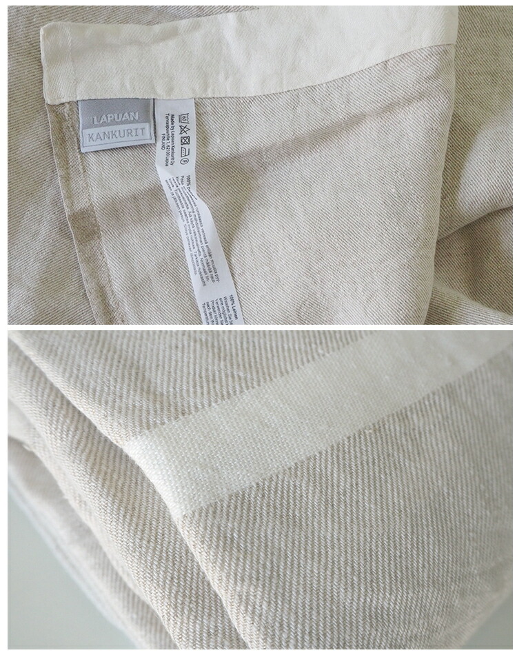 ラプアンカンクリ リネンブランケット サマーブランケット ベッド