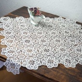 アンティークブリュッセルのアプリカシオンレースW47～50cm gla-1821の