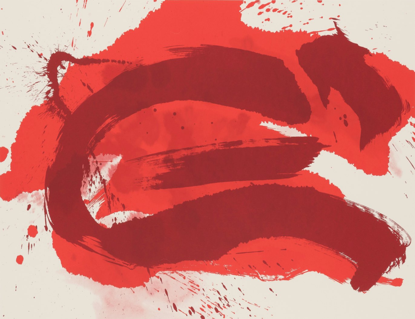 版画 ： 白髪一雄 「おごそかなる観衆」 | ジャンルから選ぶ,現代