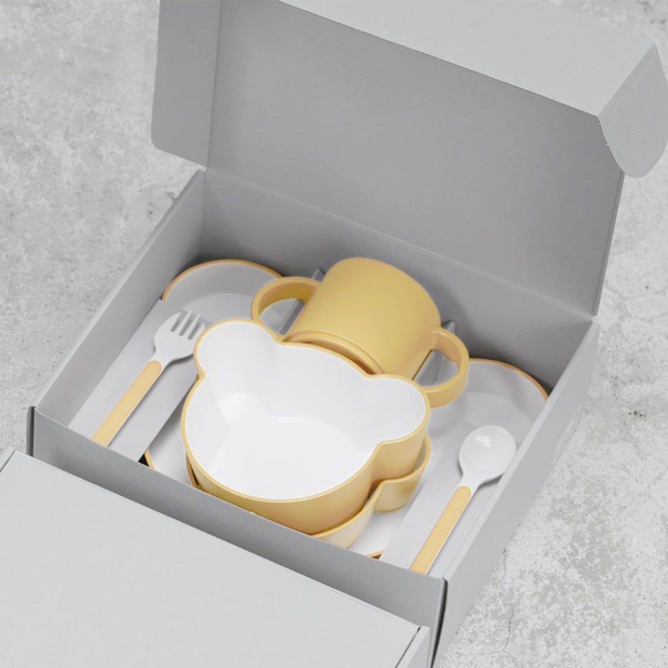 tak｜キッズディッシュ ギフトボックス ベアカトラリー | KONCENT Web