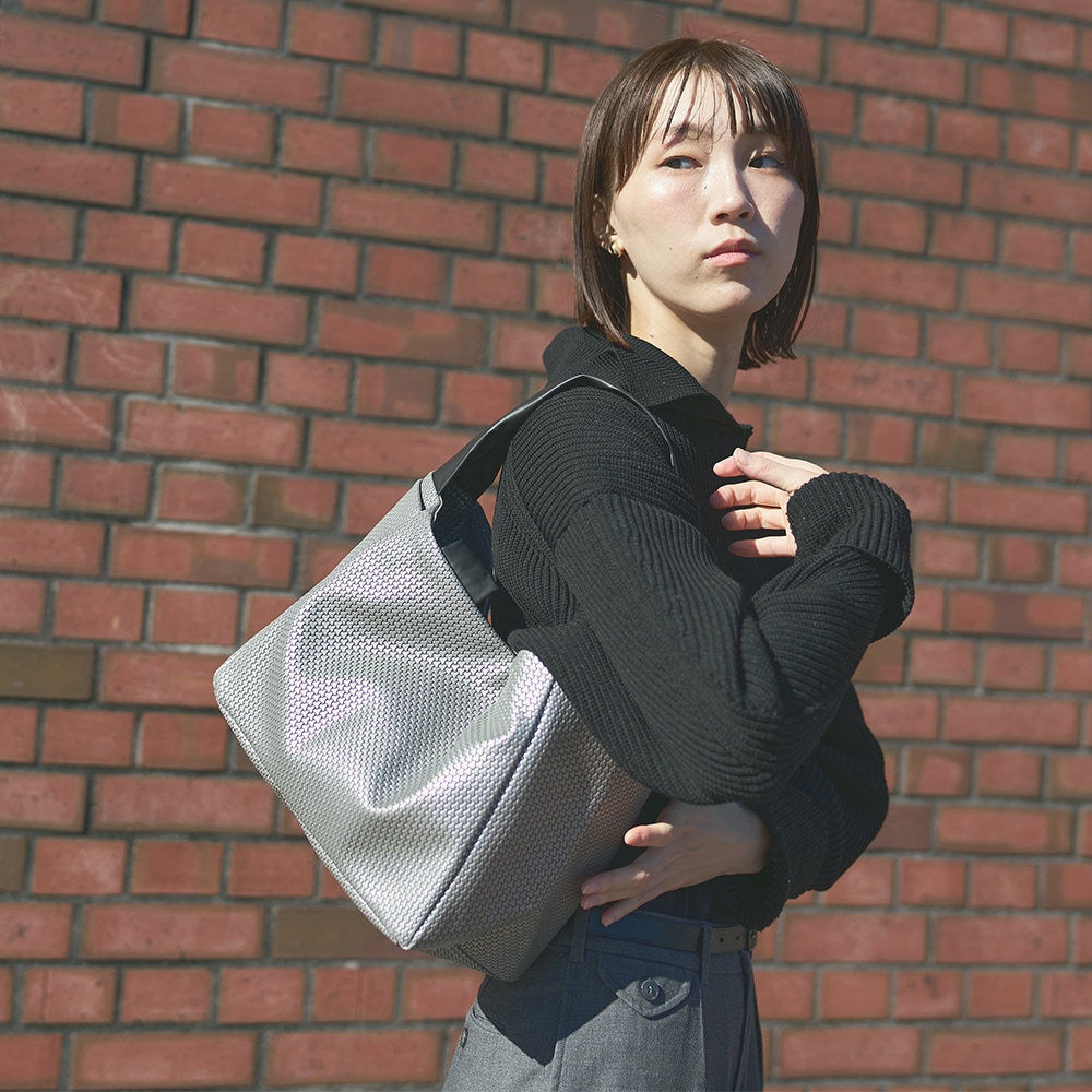 acrylic｜s bag 2way+ METALLICA Silver | KONCENT Web shop｜アッシュ