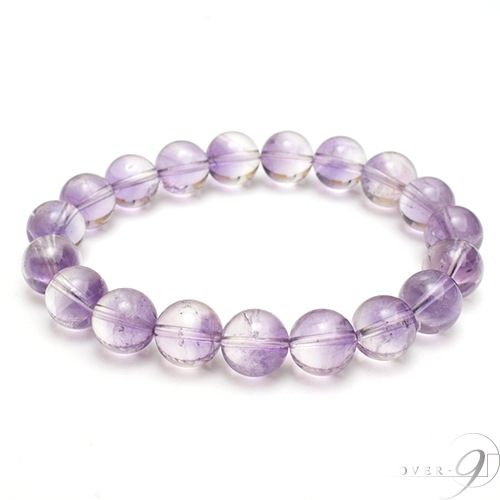 アメシスティンクォーツ アメジストインクォーツ ブレスレット 約10.5