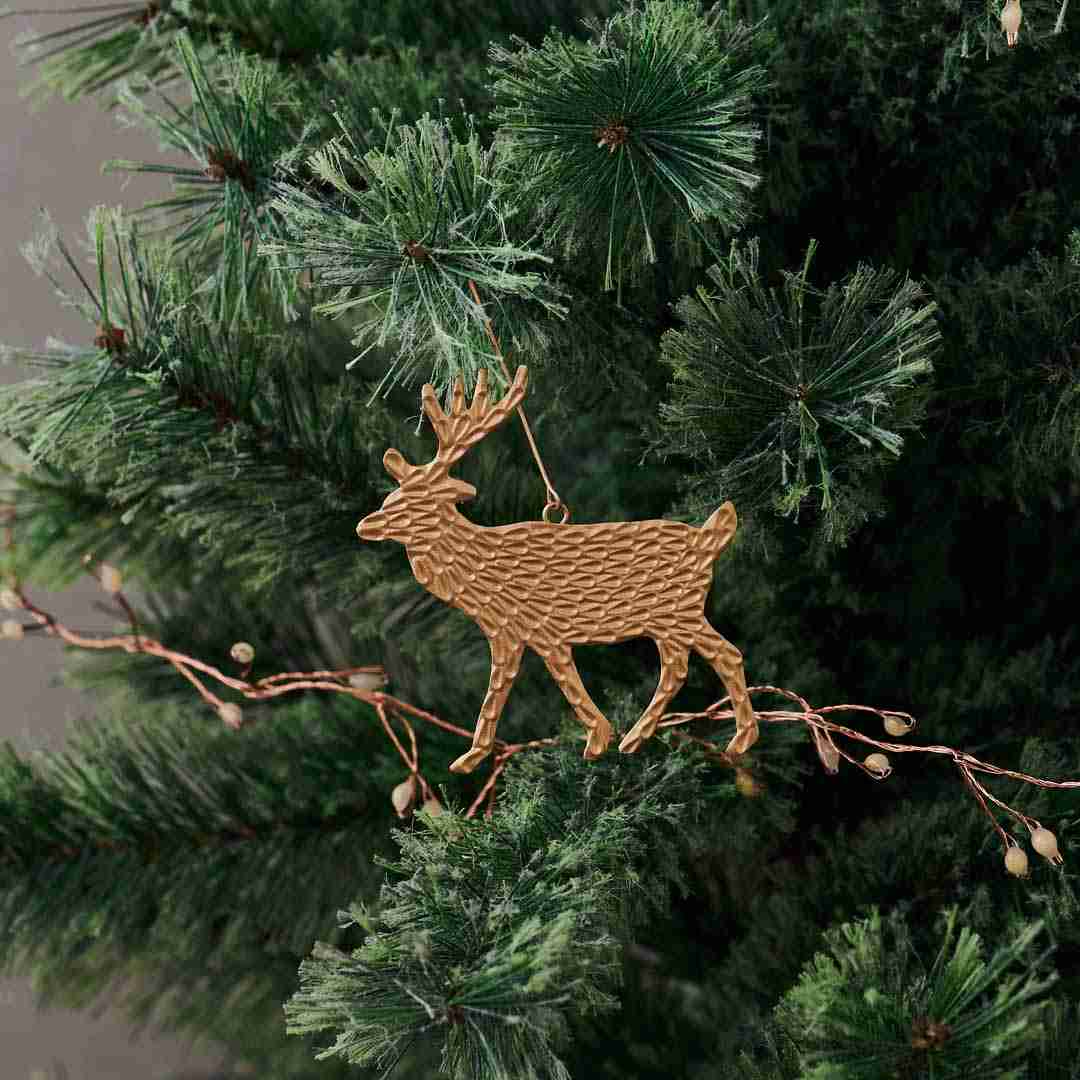 Horn Please MADE】 ブリキ オーナメント エンボス ブレス 3個セット