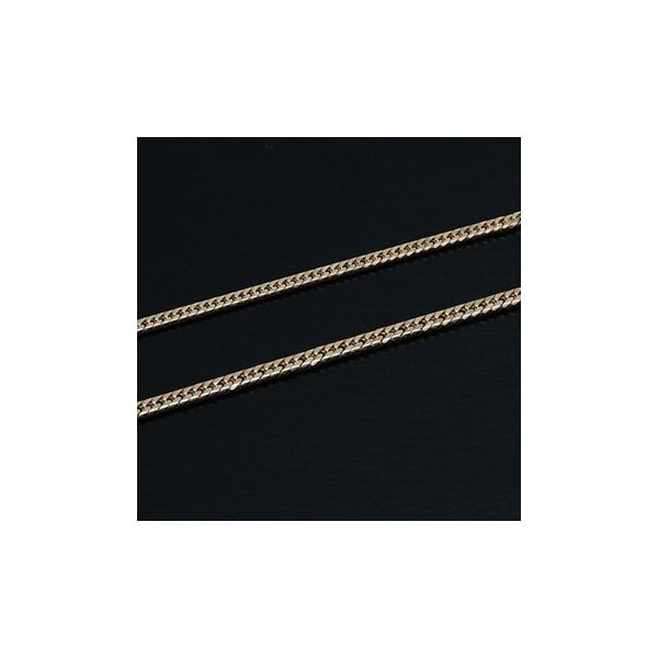 18金 喜平アンクレット K18 6面カットダブル 5g 23cm 造幣局検定マーク