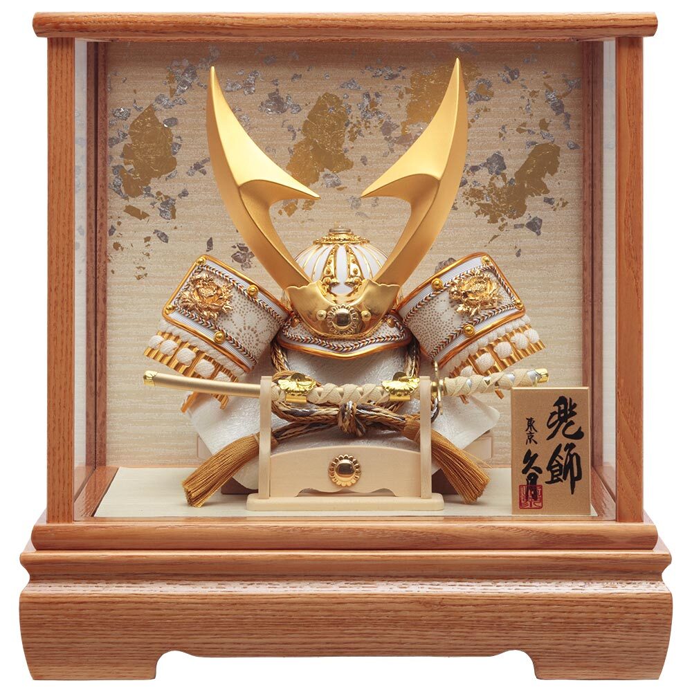新品未使用品】久月 五月人形 兜飾 兜ケース飾り 4G-C21-Z | 取付