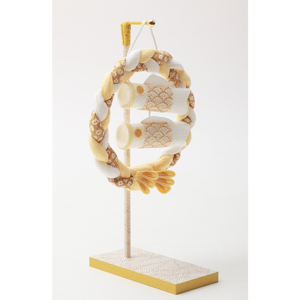 R-5066 しめ縄つるし飾り台付 鯉のぼり shira | 五月人形 | 【公式