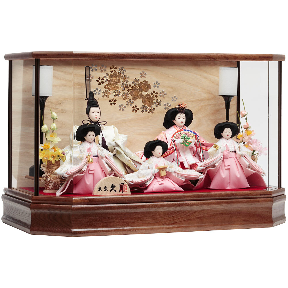 親王官女ケース飾り アクリルケース 5H-KK35-Z | ケース飾り | 【公式