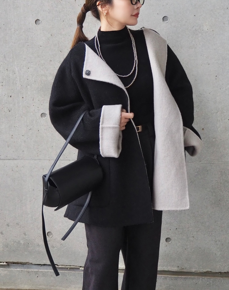 scarf double face wool coat | OUTER | LAULEN（ローレン）