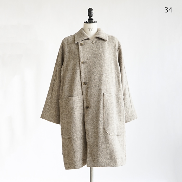 30%OFF】(13411112)/Vlas Blomme(ヴラスブラム)/裏付きハーフコート