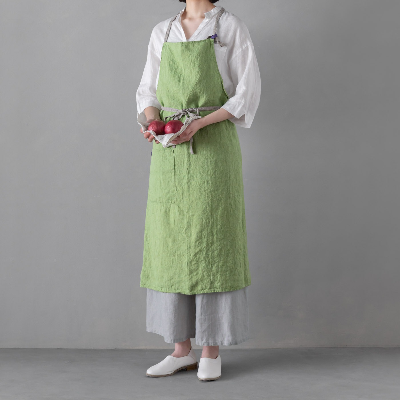 フルエプロン マノン _ レタスグリーン