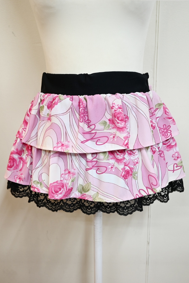 MA*RS】【通販限定販売】幾何学バラ柄スカート - ピンク size-F | 地雷