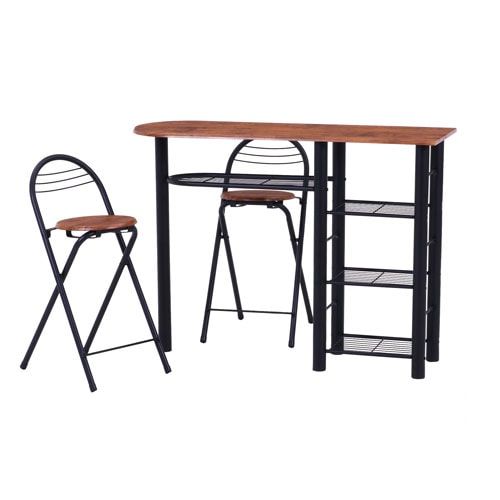 カウンターテーブル 3点セット 幅1200×奥行400×高さ875mm カウンター