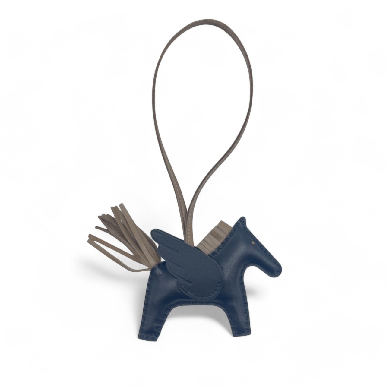 エルメス ペガサスチャーム PM ノワール/エトゥープ W刻印 - ブランド