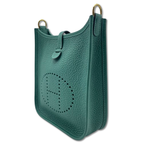 エルメス ミニエヴリン TPM ダークグリーン トリヨンクレマンス