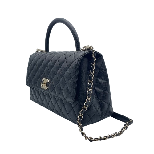 シャネル ココハンドル 29 ブラック キャビアスキン - ブランド品専門