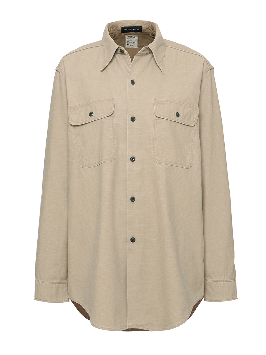 HAMPTON BACK SATIN SHIRT | SHIRT/BLOUSE | MADISONBLUE