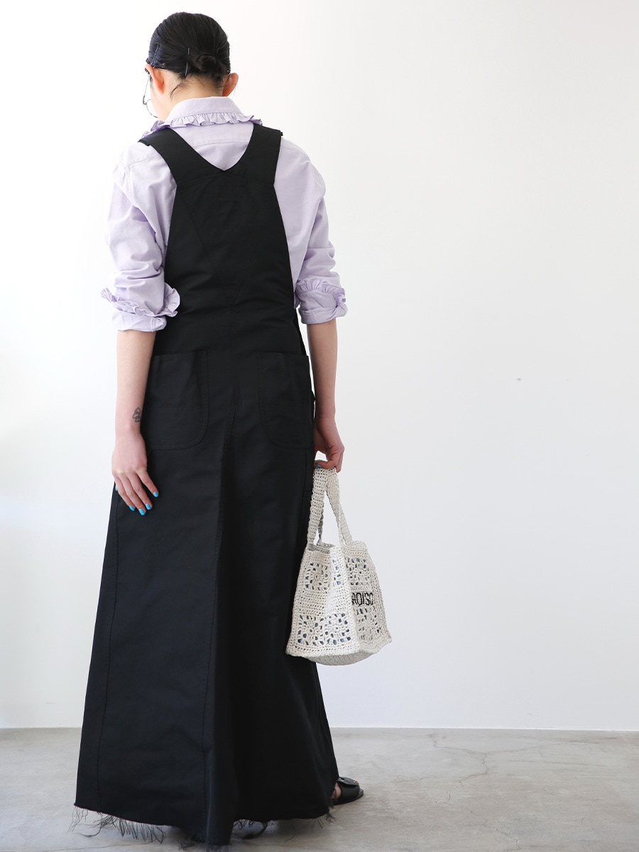 JUMPER SKIRT MAXI PE TWILL | ONE-PIECE | MADISONBLUE