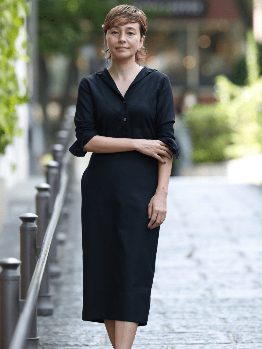 MADAME LONG SHIRT W/VOILE / BLACK | SHIRT/BLOUSE | MADISONBLUE