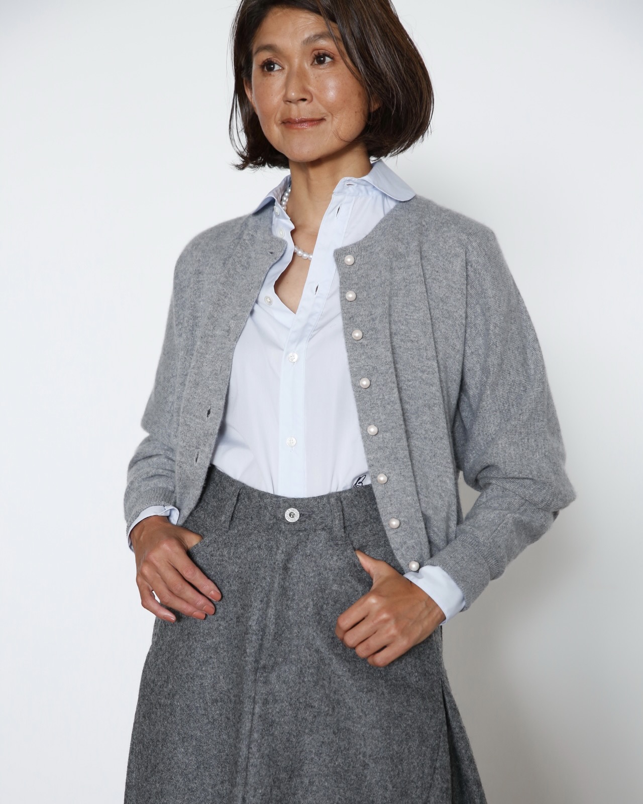 BIG ROUND COLLAR SH | SHIRT/BLOUSE | MADISONBLUE