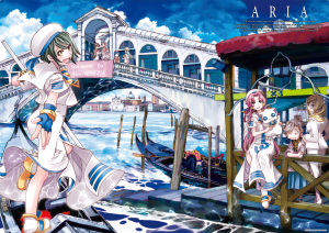 The BENEDIZIONE】ARIA 原作クリアポスターセットA【A3サイズ3枚組