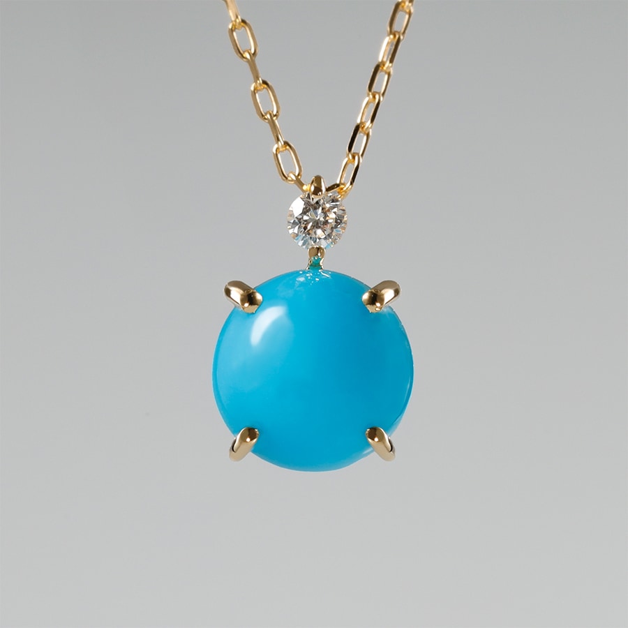 ターコイズ ネックレス /c0587tq ジュエリー専門店 malvaceae