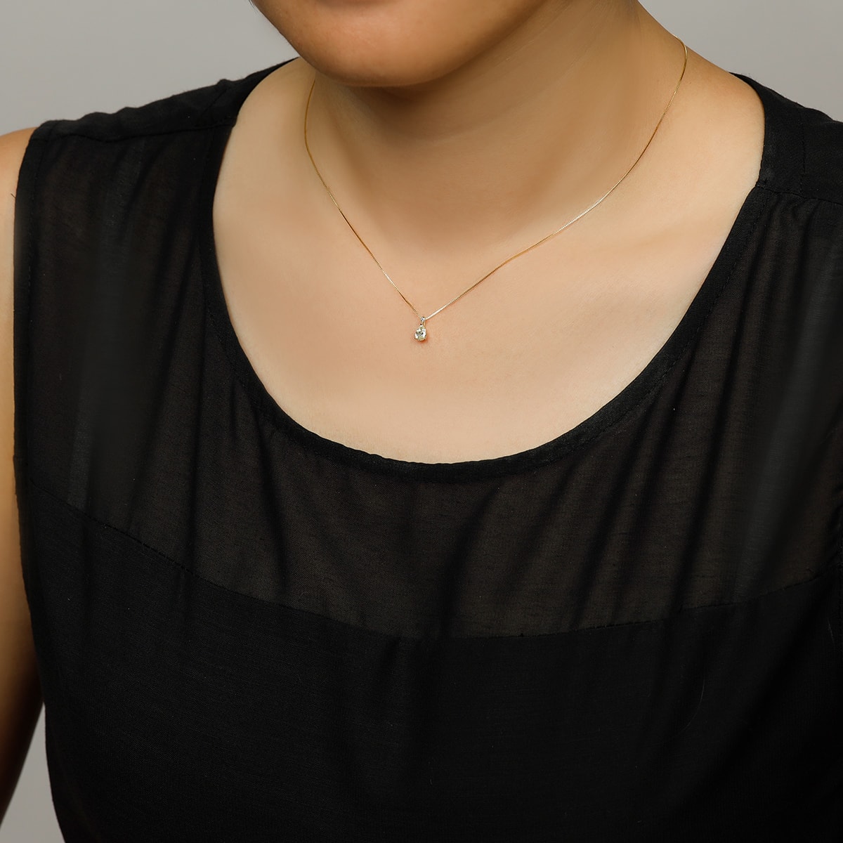 ウーナ ダイヤモンド ネックレス ペアシェイプ /c0088 ジュエリー専門