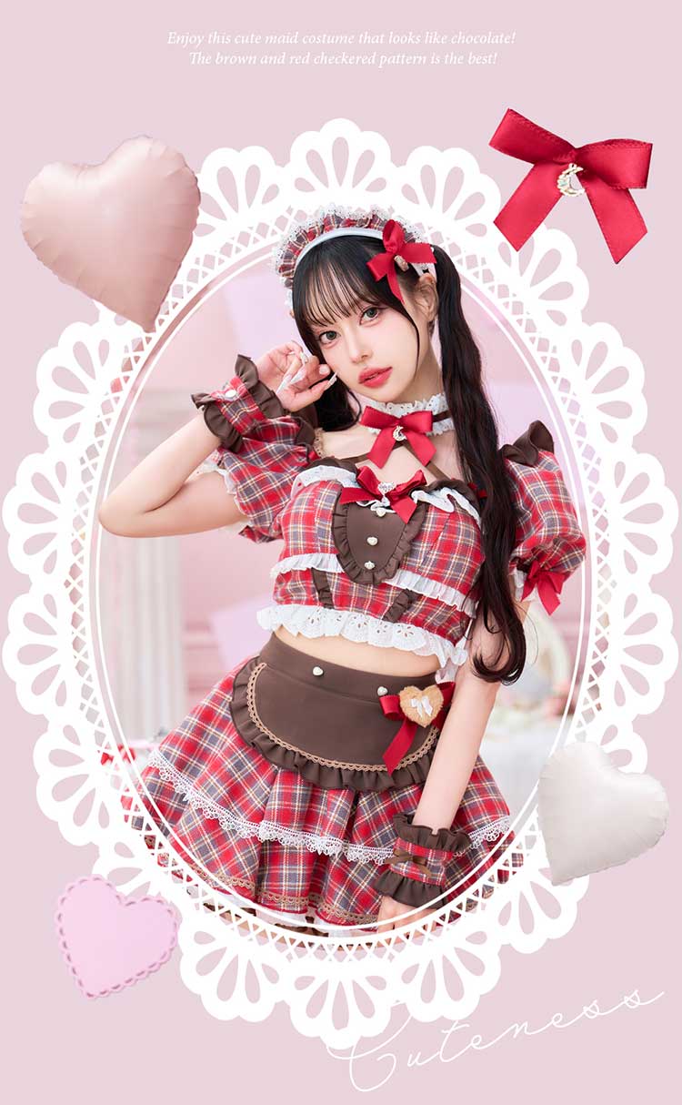 予約-4月下旬頃より順次発送予定】【中村里砂着用】チョコラブチェック