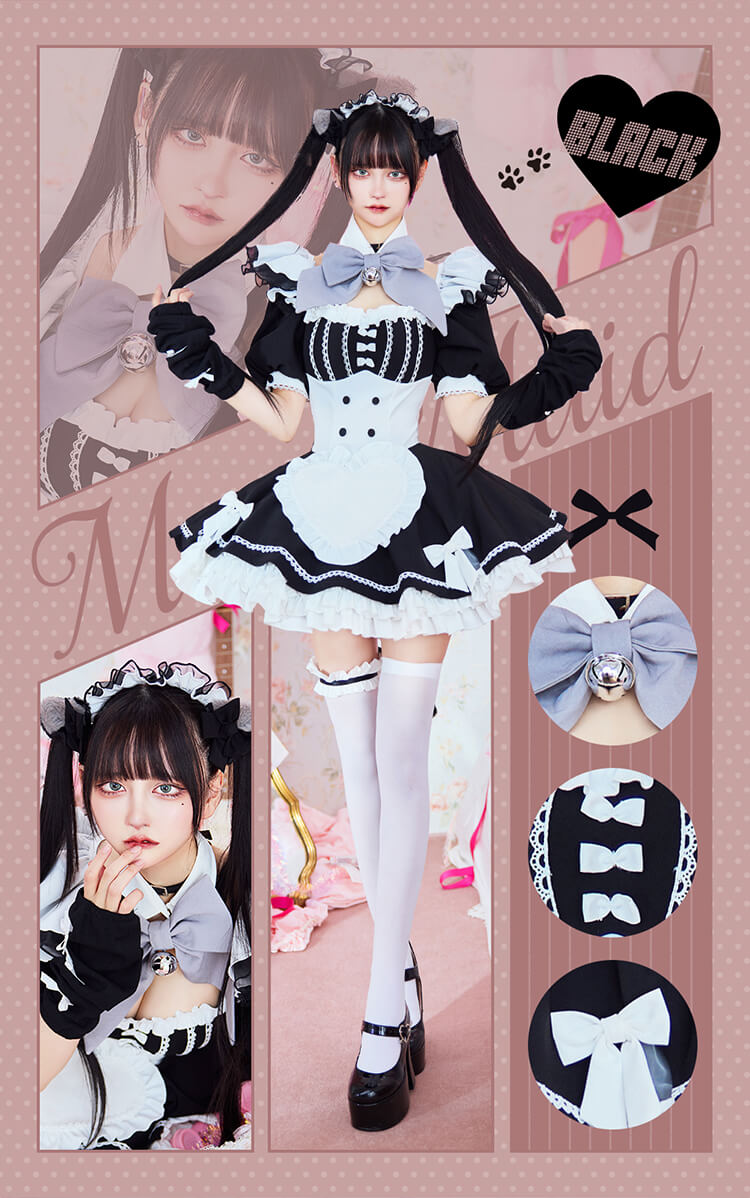 即日発送】ラブデコレイトミャオメイド《オリジナルコスプレ11点セット