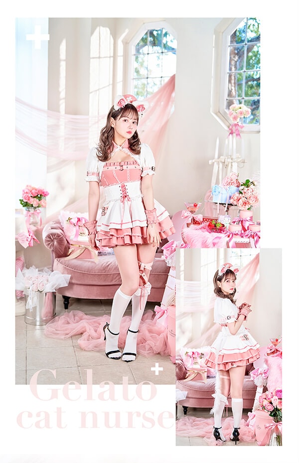 即日発送】【佐藤ノア着用】ジェラートキャットナース《ハロウィン