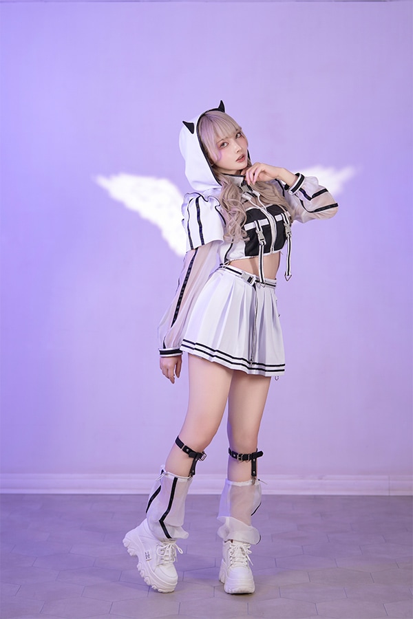 即日発送】..天使界隈..ゲーミングデビルガール《ハロウィンコスプレ6