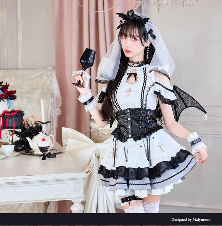 即日発送】【札幌コレクション着用】【中村里砂着用】ゴシックデビル