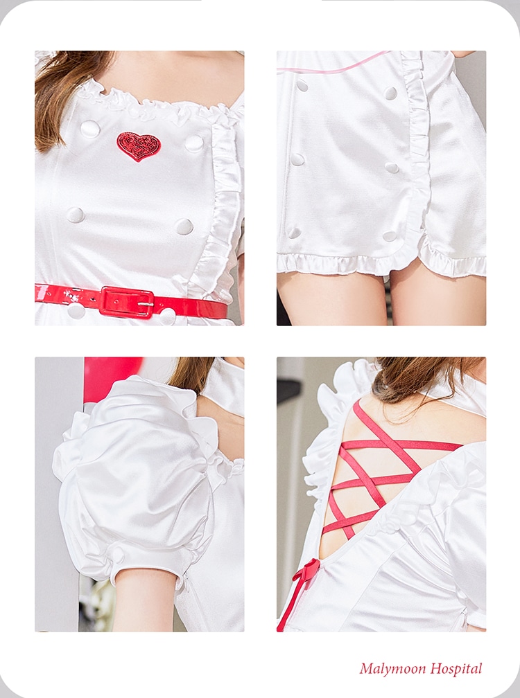 即日発送】ラブホリックナース《ハロウィンコスプレ7点セット