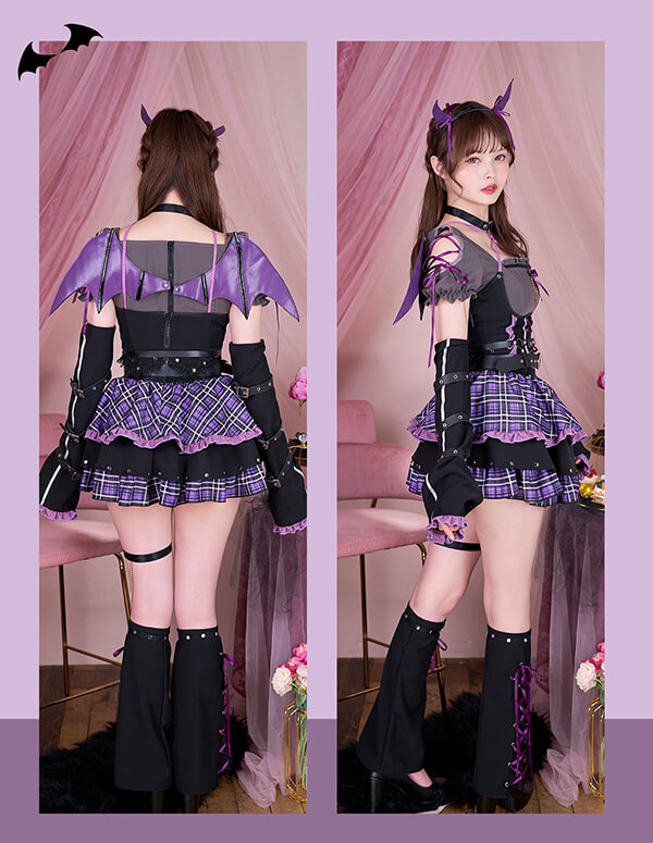 即日発送】【すずらコラボ】ガーリーウインクハーネスロックデビル