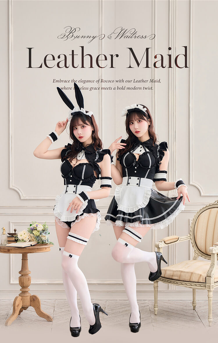 即日発送】ロココノワールレザーメイド2TYPE《オリジナルコスプレ7-8点