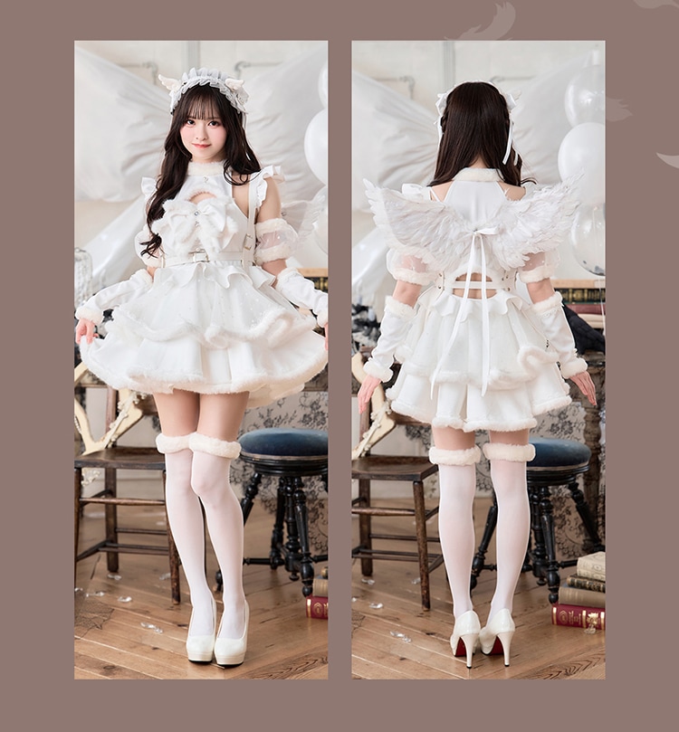 即日発送】【藤咲凪着用】《エンジェル&デビル》ホイップリボンドレス