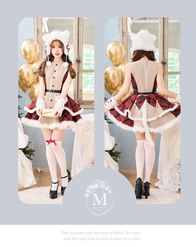 1～3営業日で発送】ノエルクラシック千鳥キャットサンタ《クリスマス