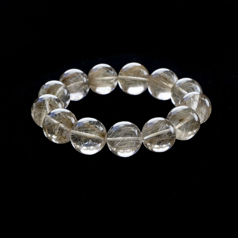 ◇高品質◇シルバールチル丸玉ブレスレット 17-18mm｜マライカ公式通販