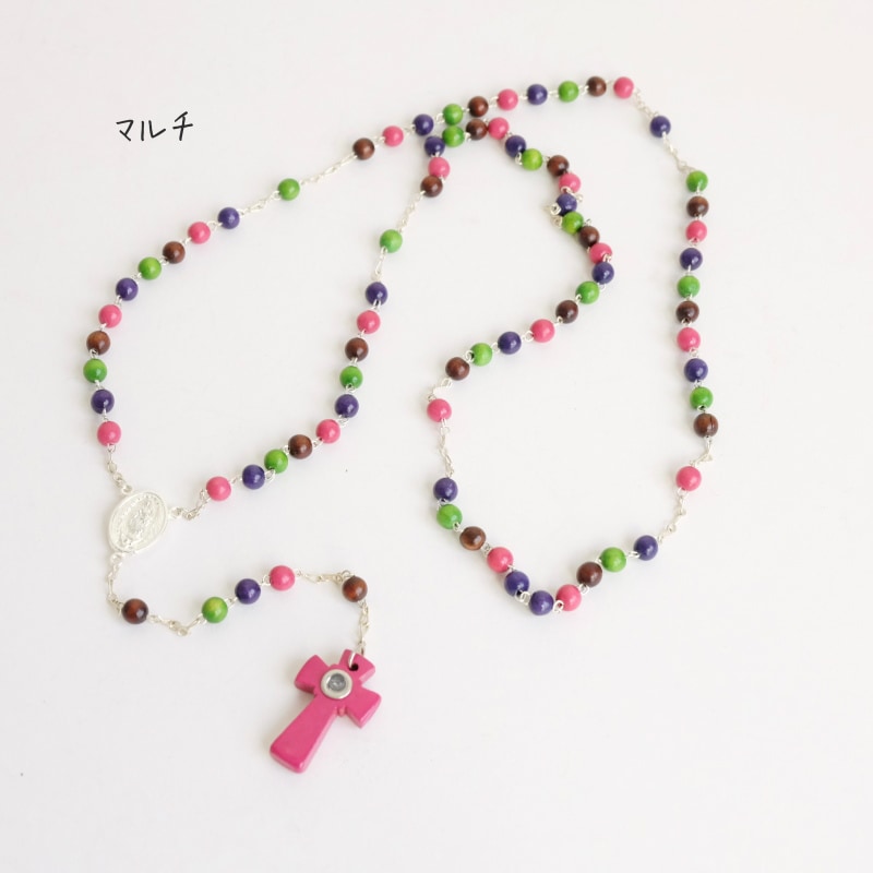 メキシコロザリオビーズネックレス 【メール便可】｜マライカ公式通販