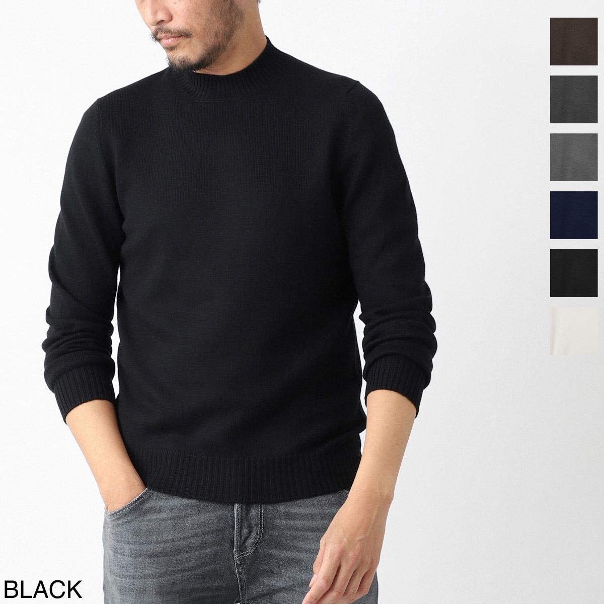 アウトレット】Gran Sasso グランサッソ モックネック ニット/LUPPETTO